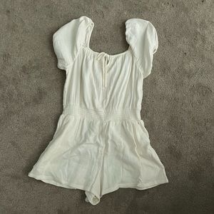 American Eagle, white summer romper